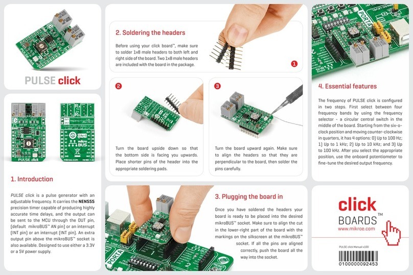 mikroElektronika PULSE click User manual