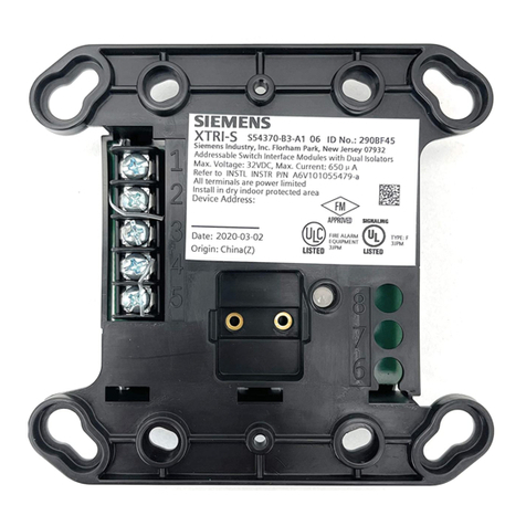 Siemens XTRI-S installation instructions