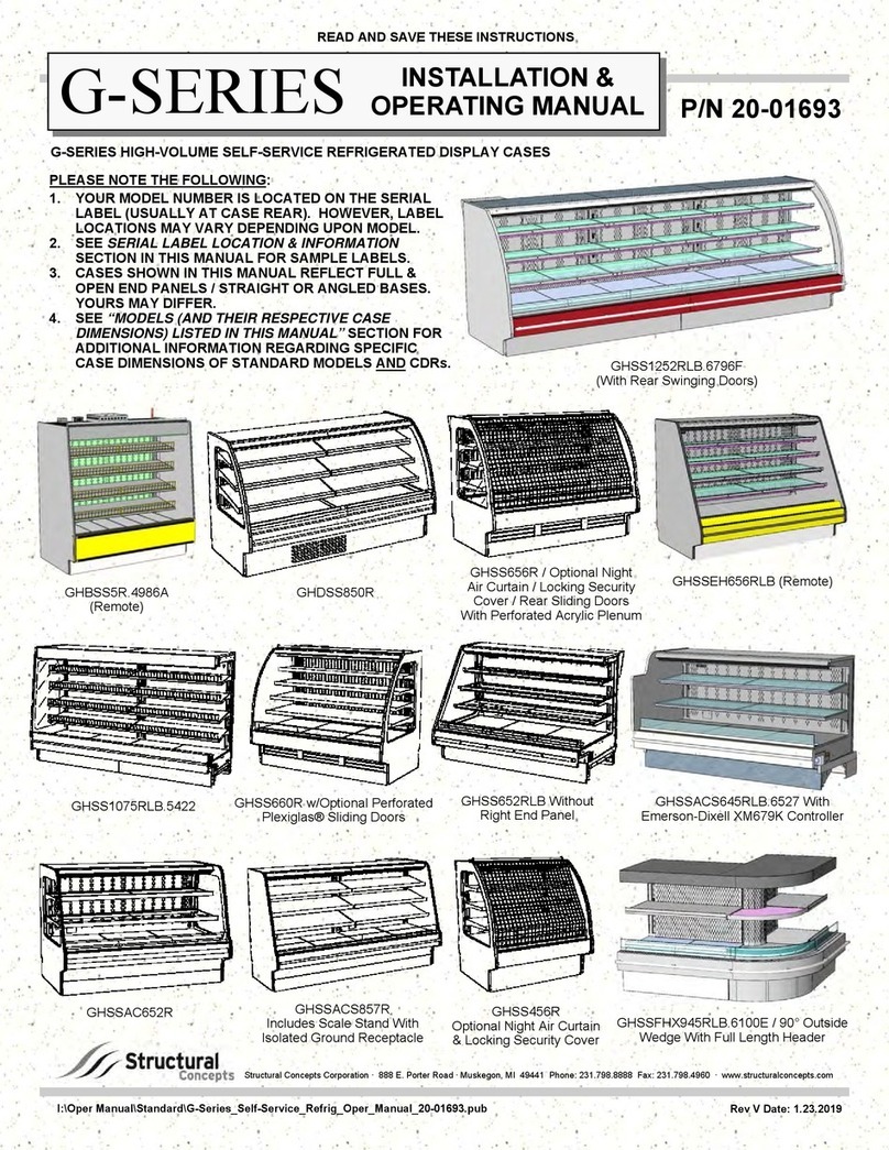 Structural Concepts G Series Installation instructions