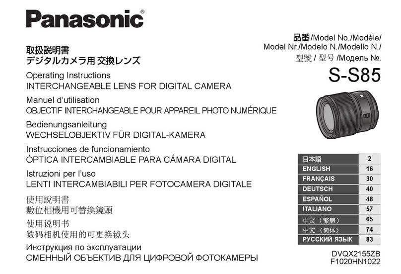Panasonic Lumix S S-S85 User manual