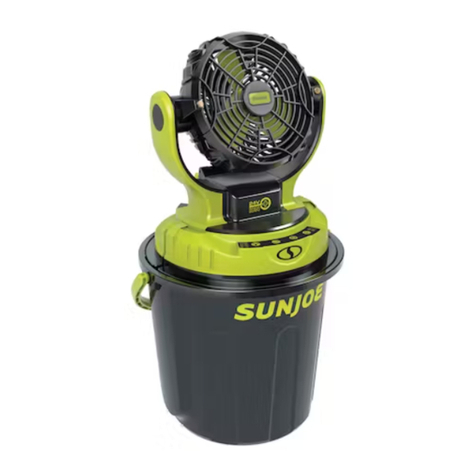 SNOWJOE SUNJOE 24V-MSTFAN-LTE-RM Operator's manual