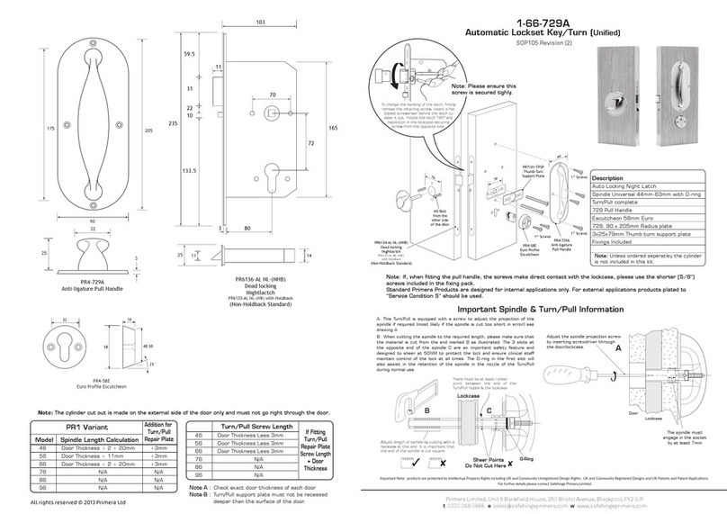 Primera 1-66-729A Assembly instructions