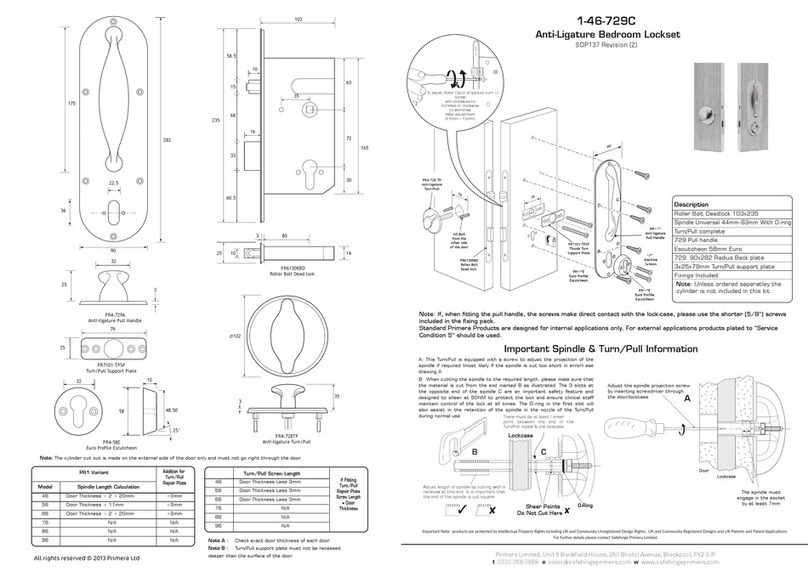 Primera 1-46-729C Fittings guide