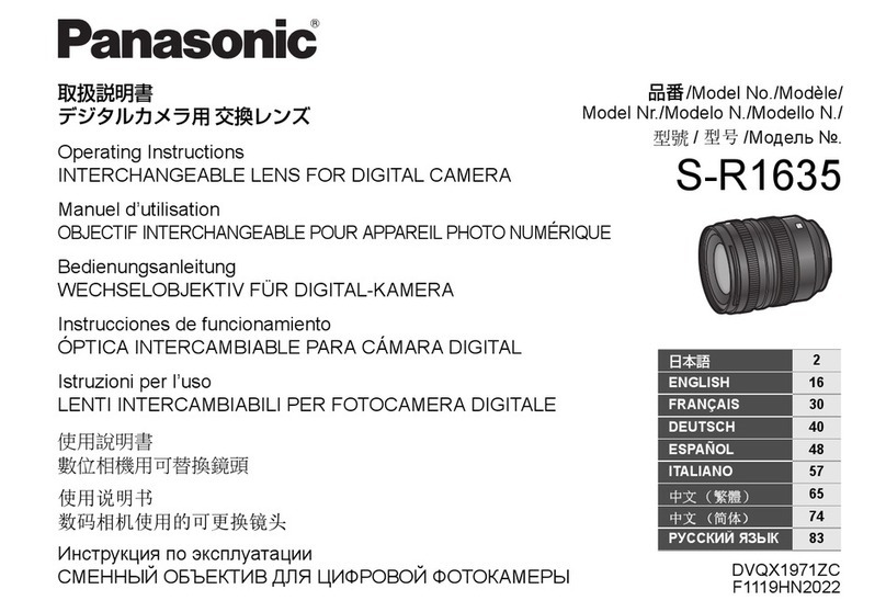 Panasonic Lumix S Pro S-R1635 User manual