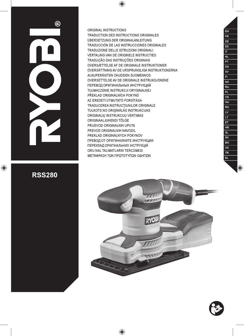 Ryobi RSS280-S Original instructions