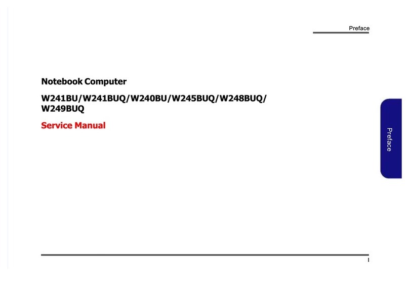 Clevo W241BU Service manual