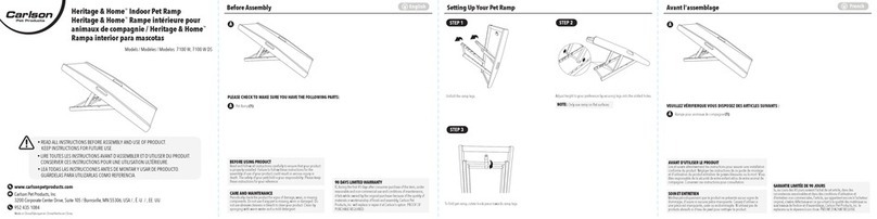 Carlson Heritage & Home 7100 W User manual