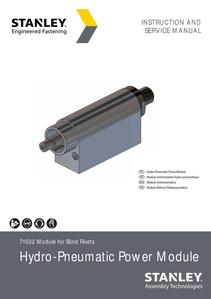 Stanley 71502 Instruction and service manual