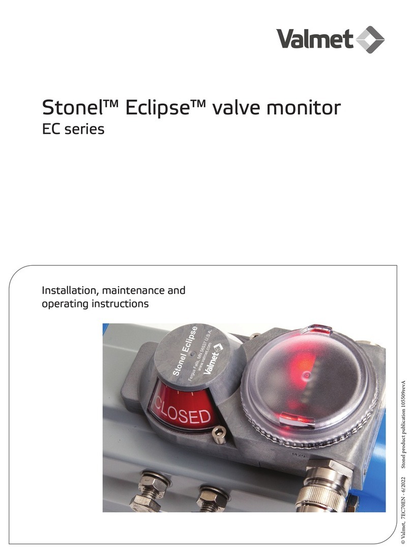 Valmet Stonel Eclipse EC Series Installation maintenance and operating instructions Valmet Stonel Eclipse EC Series Installation maintenance and operating instructions