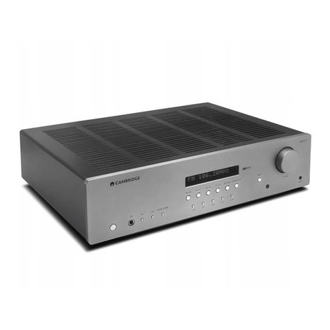 Cambridge Audio AXR85 manual
