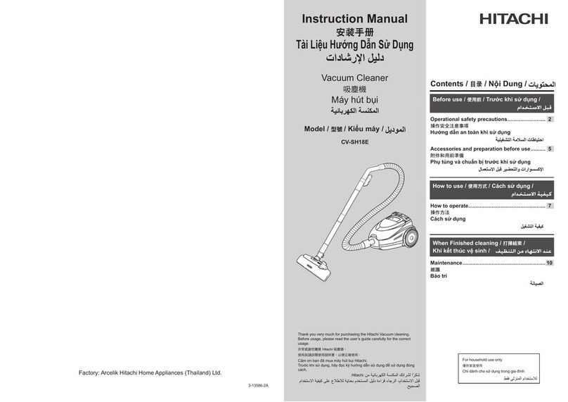 Hitachi CV-SH18E User manual