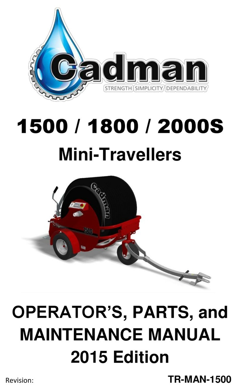 Cadman 1500 OPERATOR, PARTS, AND INSTALLATION MANUAL Cadman 1500 OPERATOR, PARTS, AND INSTALLATION MANUAL