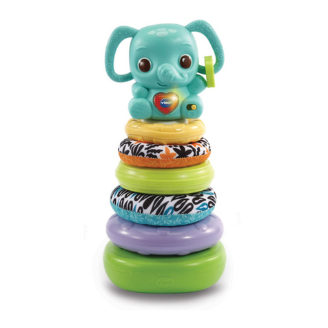 VTech Baby Stack, Rattle & Link Elephant User manual