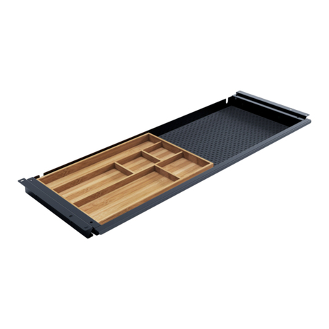 Actiforce Stationery Drawer SL FA-SLS-FG0138 Series Assembly manual