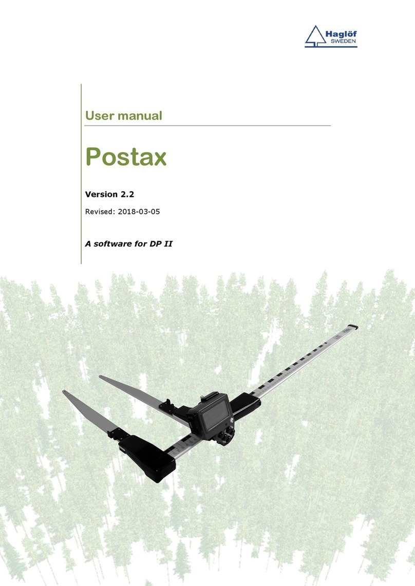 Haglof Postax User manual