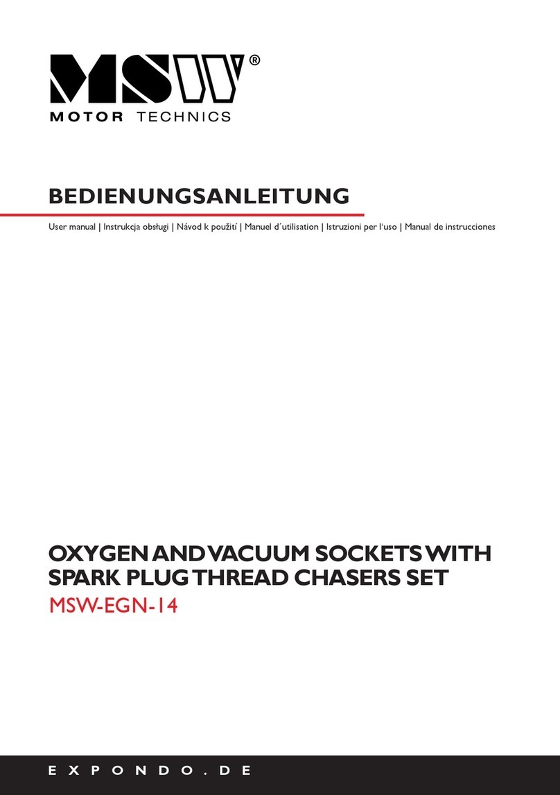 MSW Motor Technics MSW-EGN-14 user manual