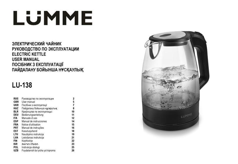Lumme LU-138 User manual