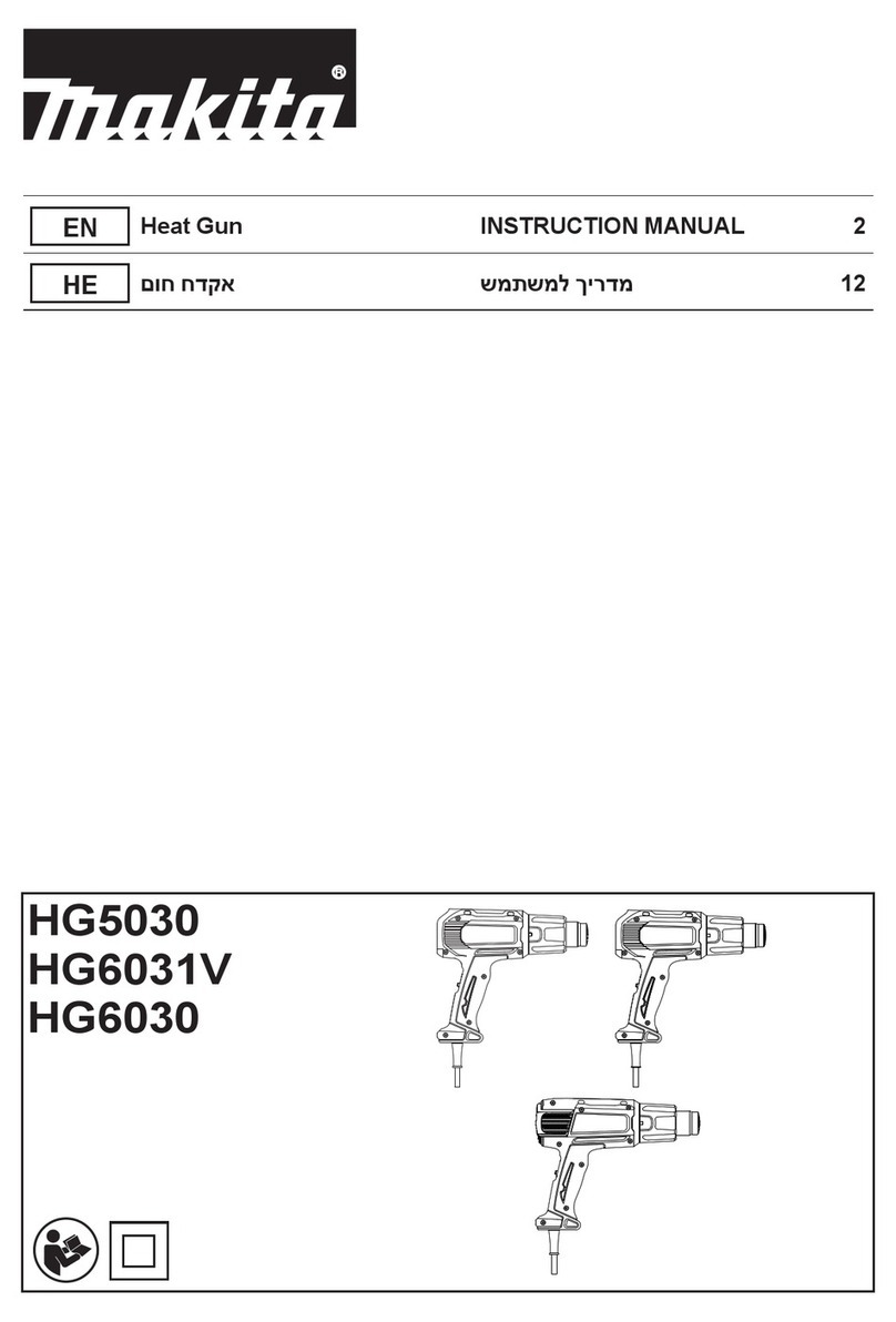 Makita HG6030 User manual