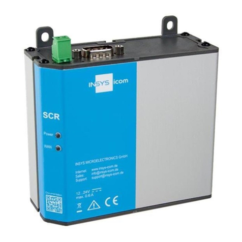 insys icom SCR Series User manual