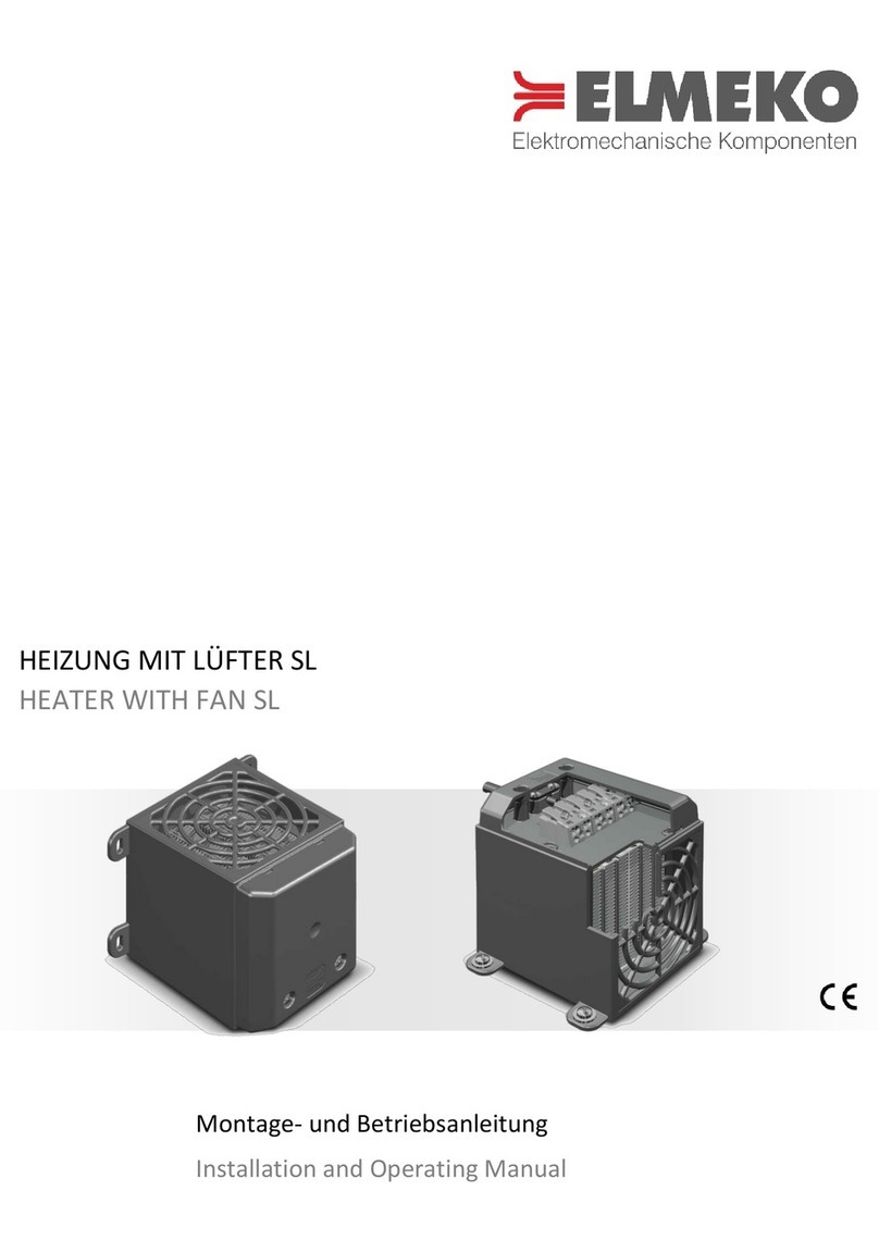 ELMEKO SL Installation and operating manual