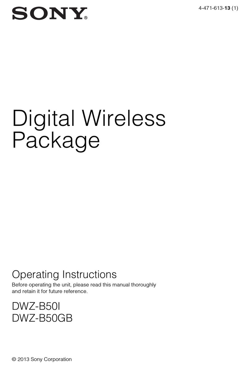 Sony DWZ-B50I User manual