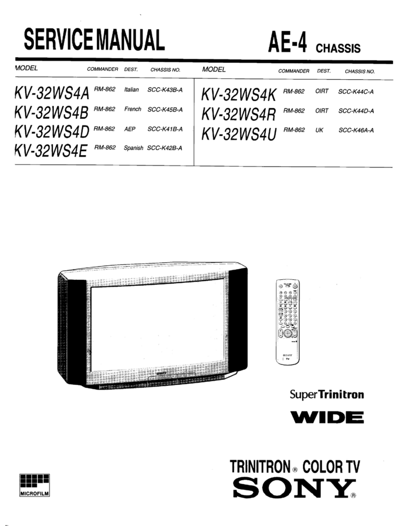 Sony TRINITRON KV-32WS4A User manual