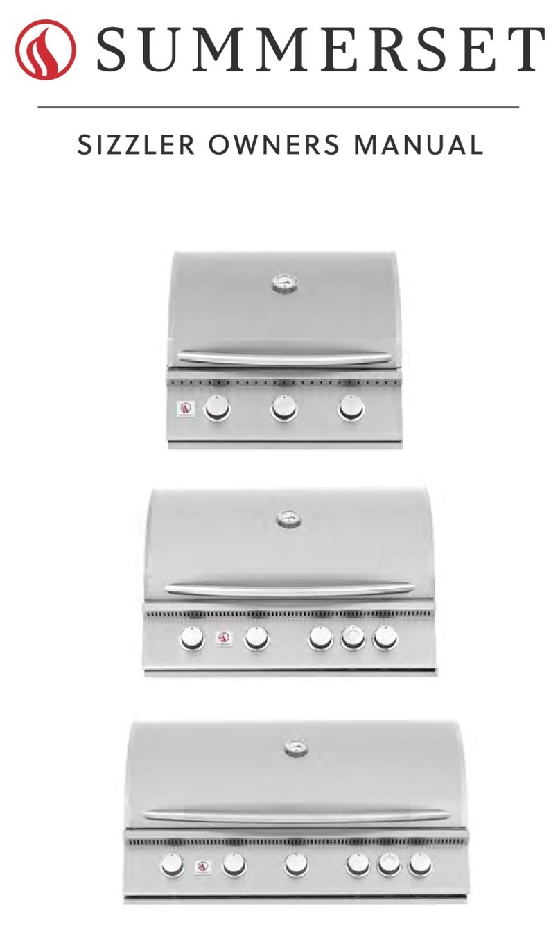 Summerset Sizzler SIZ-26 Series User manual