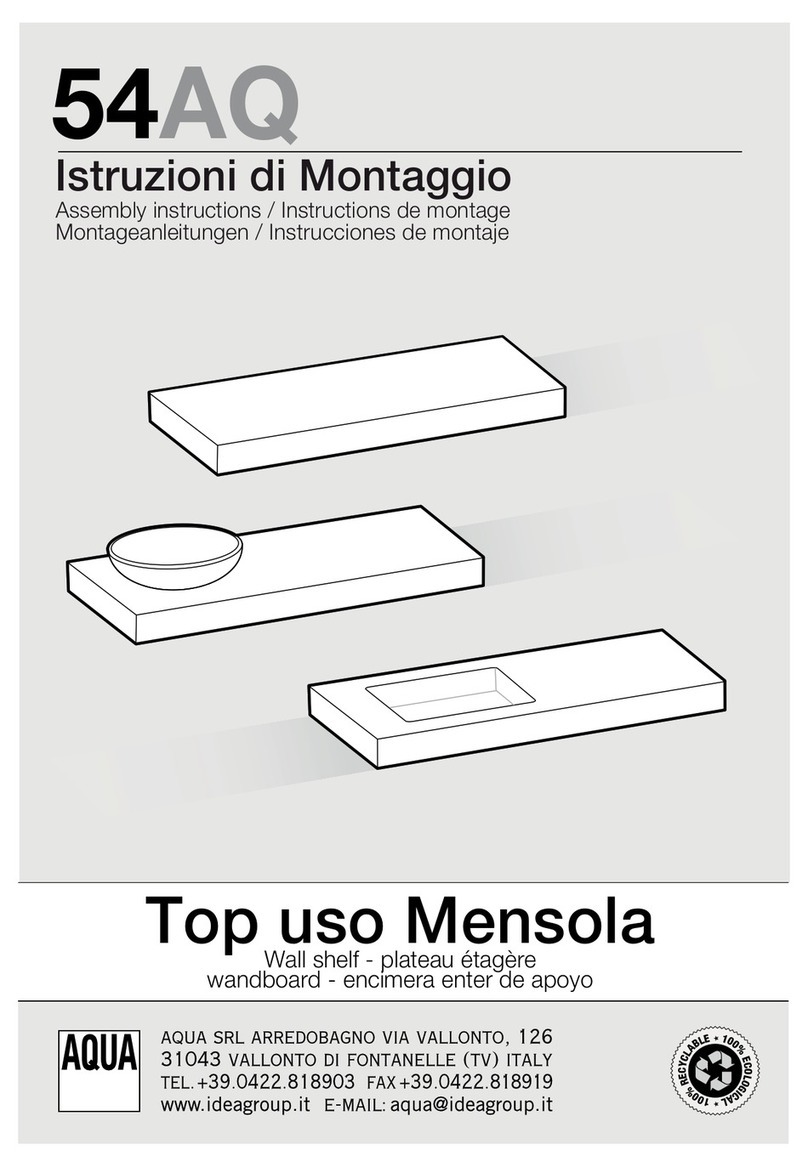 Aqua 54AQ Assembly instructions
