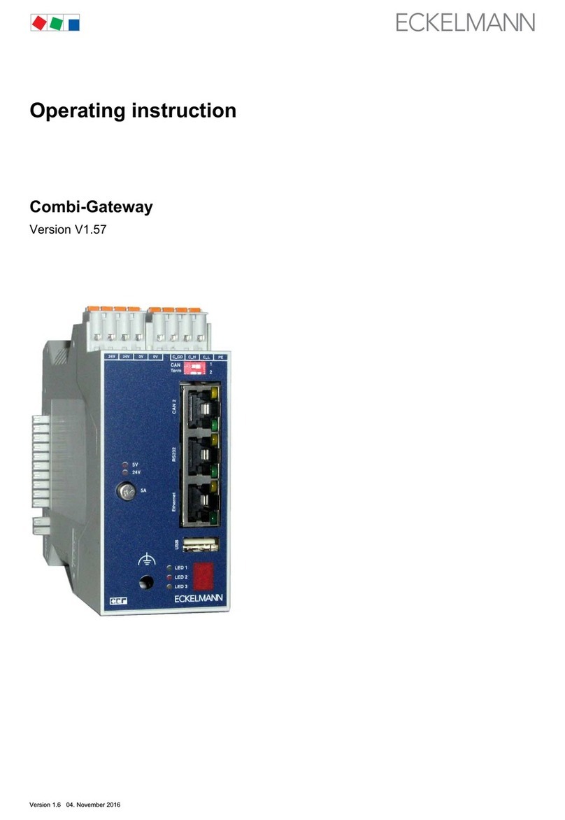 ECKELMANN Combi operating instructions