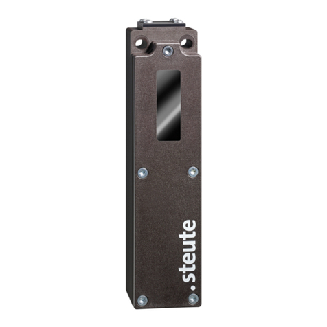 steute RF 96 SDS SW868-NET Mounting and wiring instructions steute RF 96 SDS SW868-NET Mounting and wiring instructions