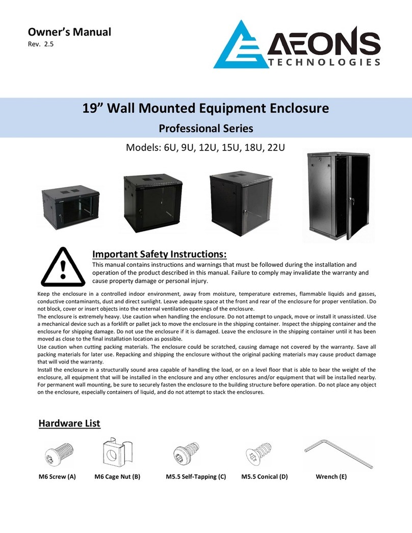 AEONS Technologies Professional Series owner's manual