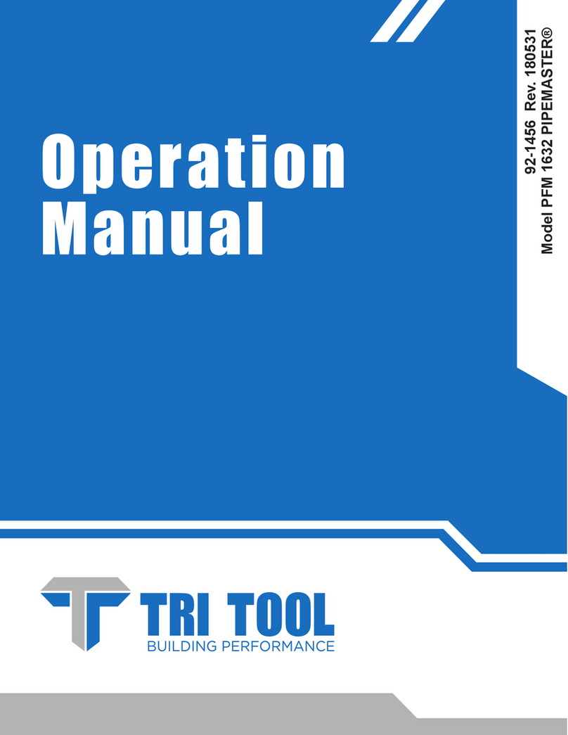 TRI tool PFM 1632 PIPEMASTER Operation manual