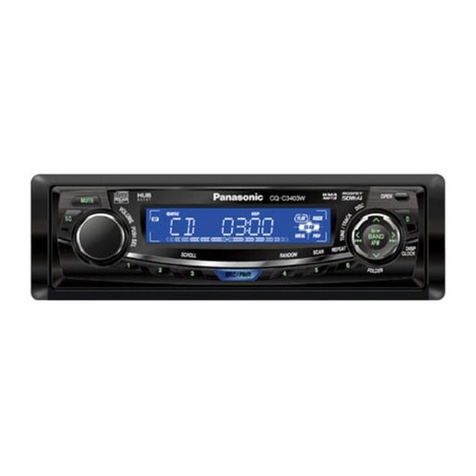 Panasonic CQ-C3403W User manual
