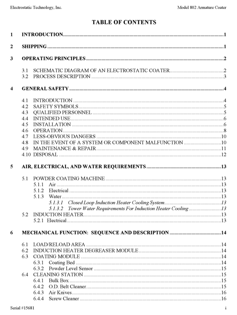 Electrostatic Technology 802 manual