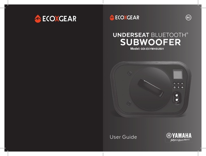 Yamaha EcoxGear GDI-EXYMHSUB01 user guide