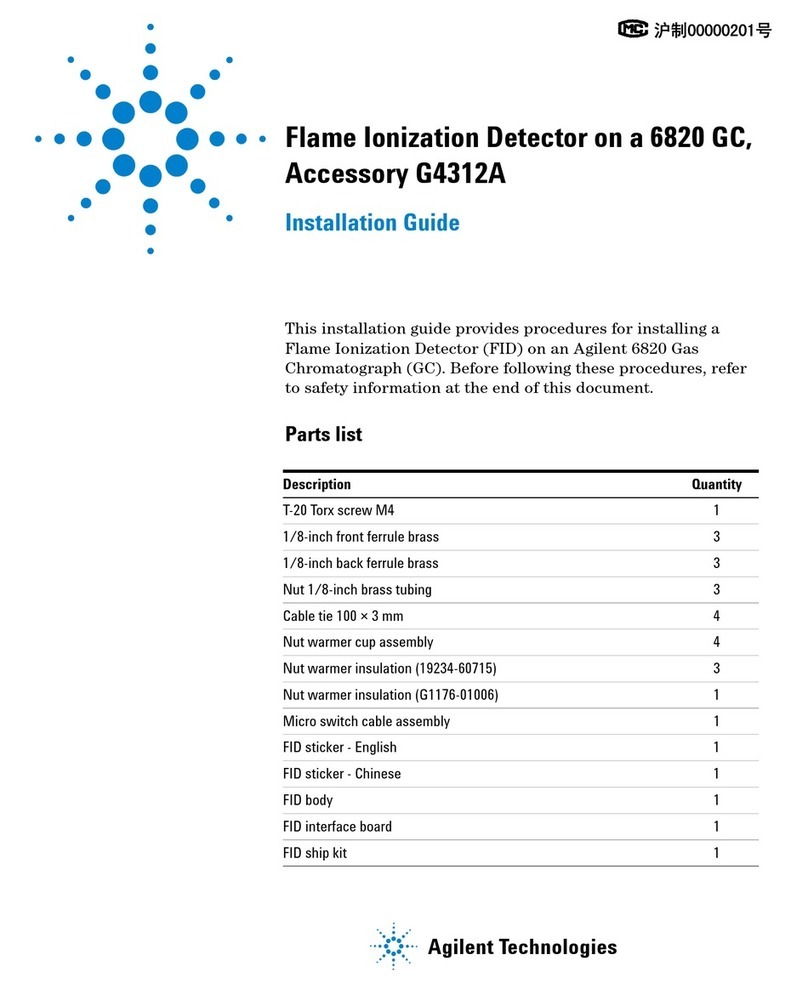 Agilent Technologies 6820 GC User manual