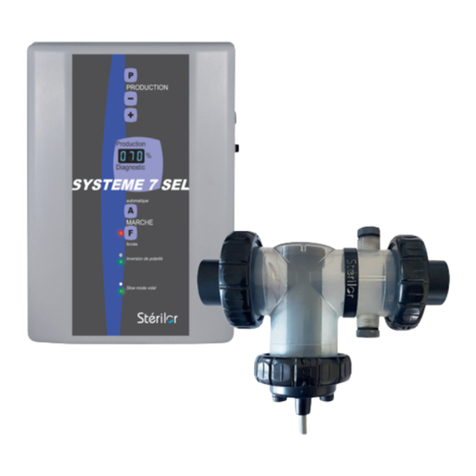 Sterilor EVOLUTION SYSTEME 7 SEL EVO Installation and user manual