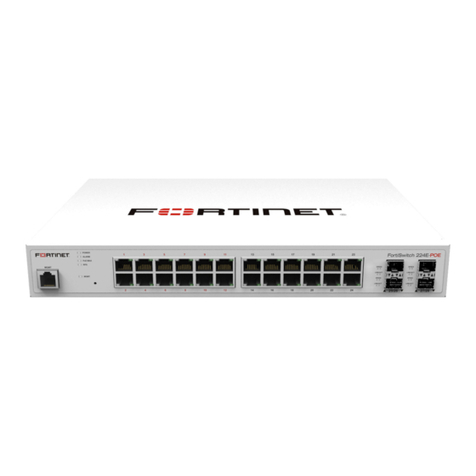 Fortinet FortiSwitch 224E Series User manual