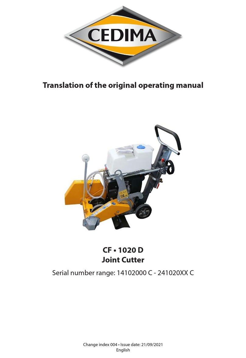 Cedima CF-1020 D Operational manual