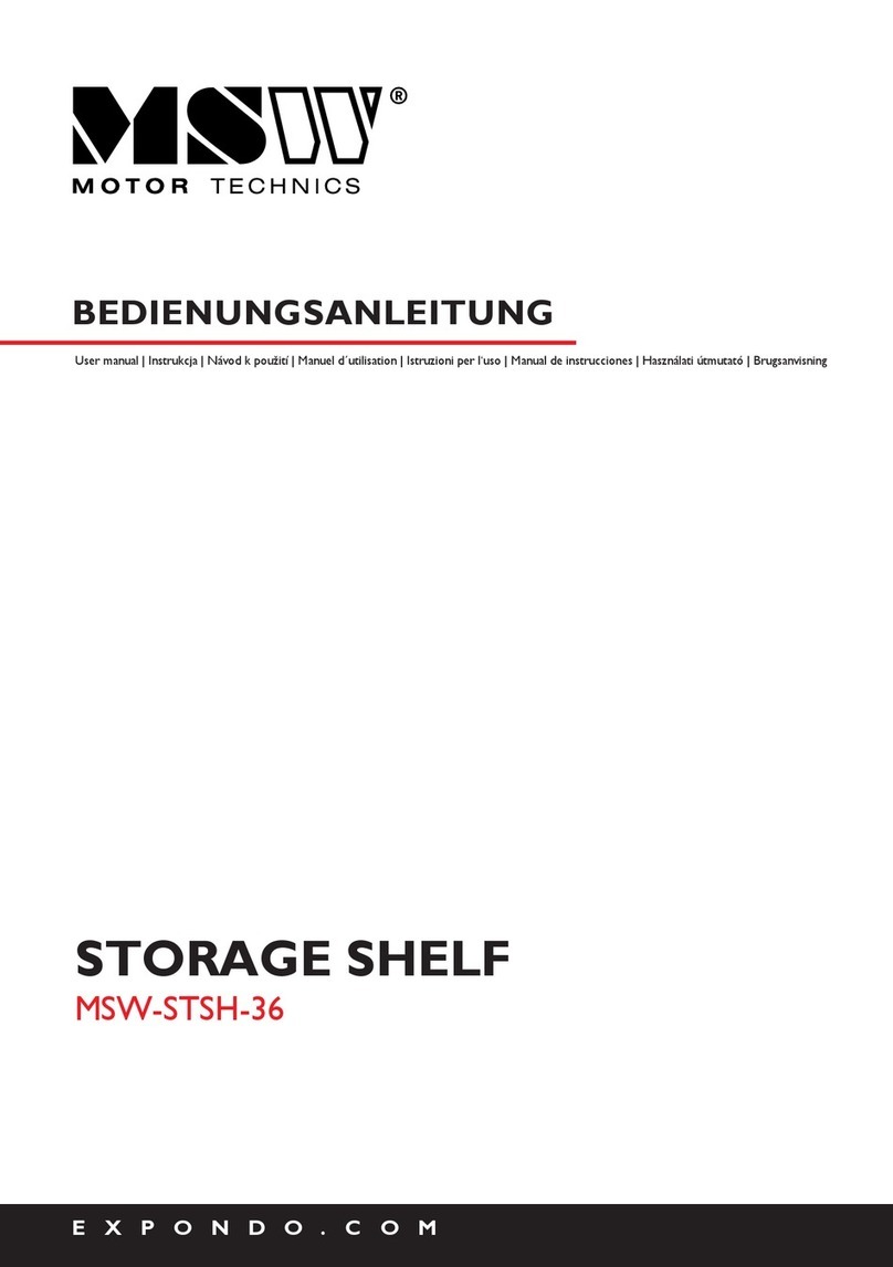 MSW Motor Technics MSW-STSH-36 user manual