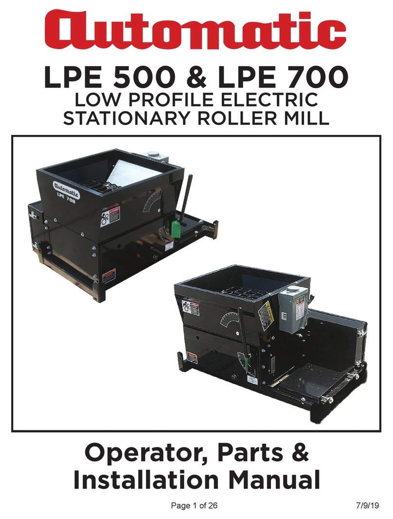 Automatic LPE 500 Operator's & installation manual