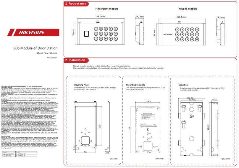 HIK VISION DS-KDM9633-KP User manual HIK VISION DS-KDM9633-KP User manual