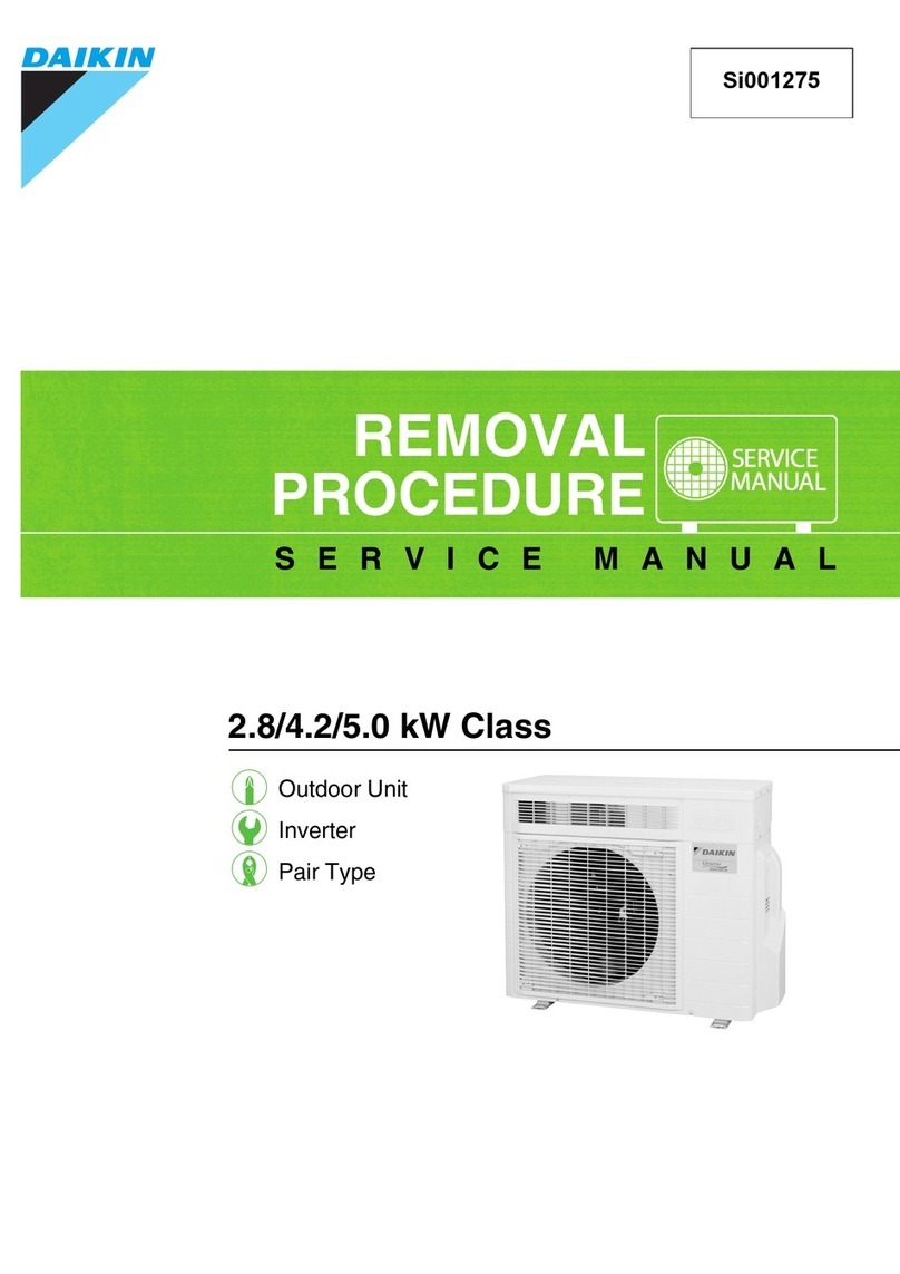 Daikin RXR28EV1B8 Service manual
