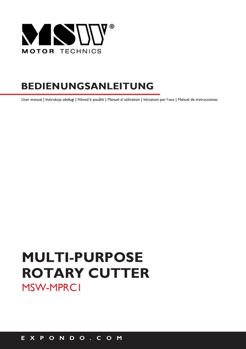 MSW Motor Technics MSW-MPRC1 user manual