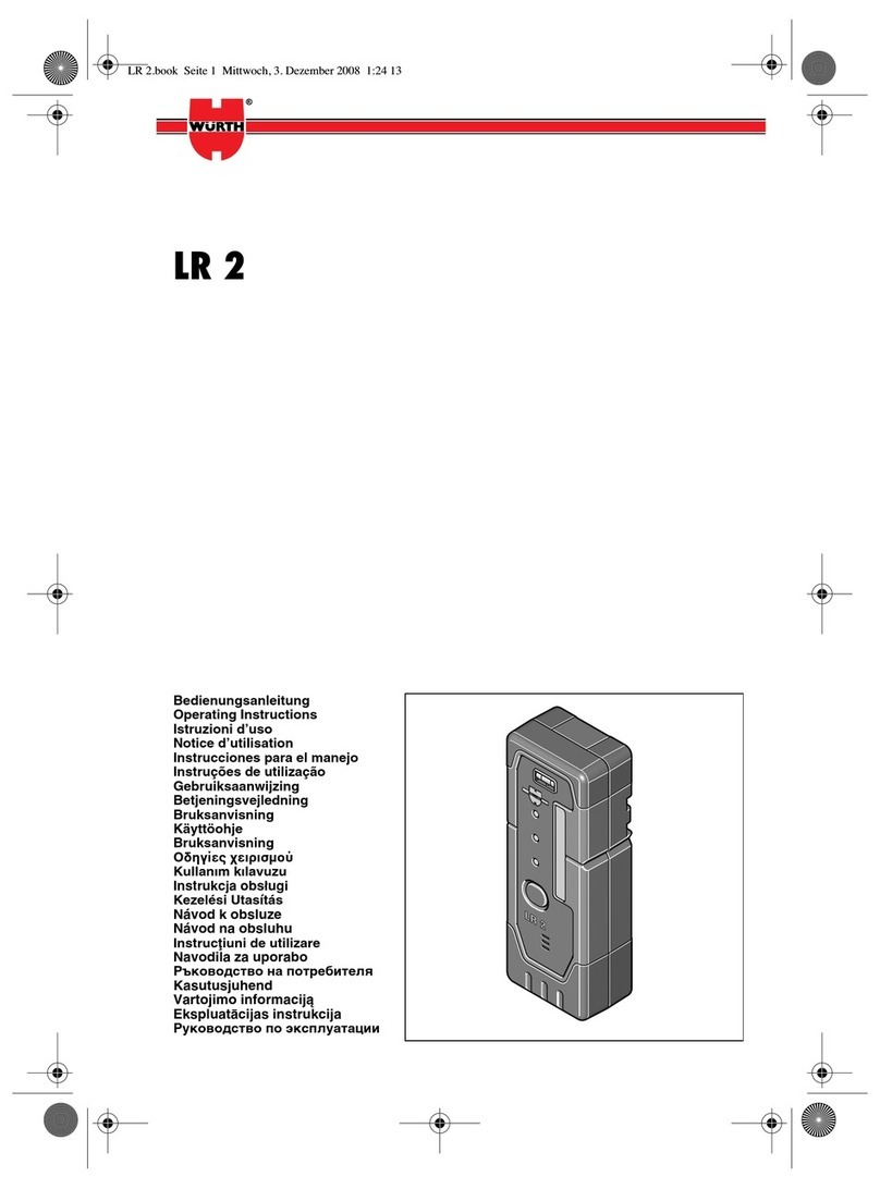 wurth LR 2 operating instructions