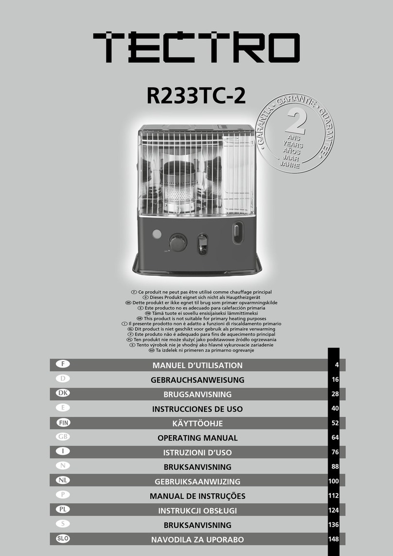 Tectro R233TC-2 operating manual