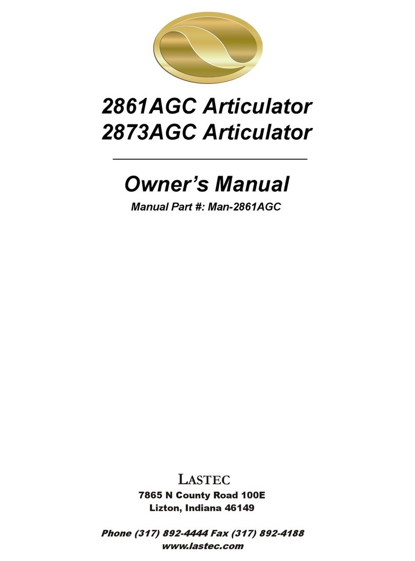 Lastec 2861AGC owner's manual