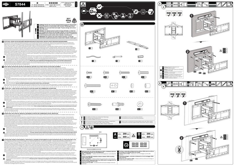 E.N.Z. Engineering Ricoo S7844 User manual