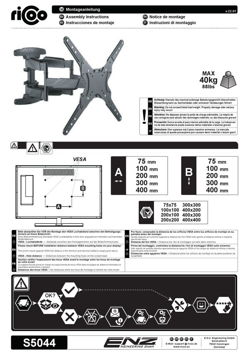 E.N.Z. Engineering Ricoo S5044 Assembly instructions