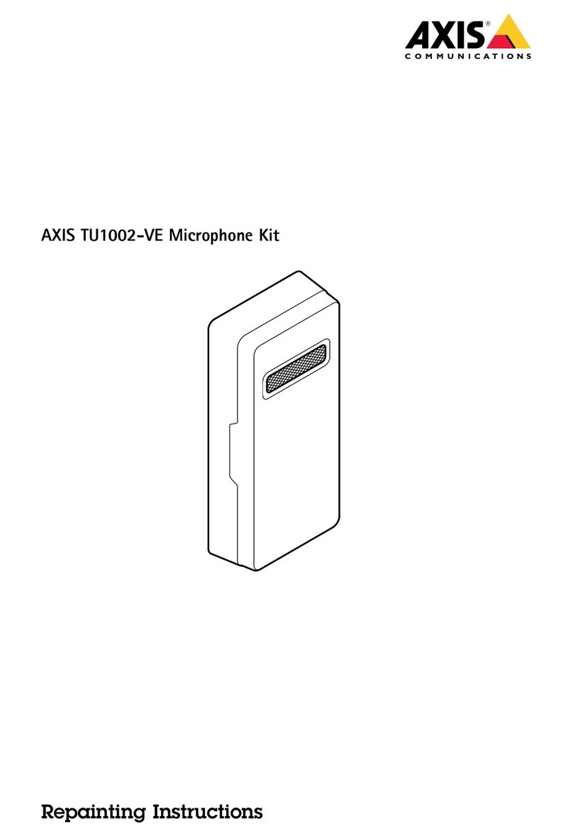 Axis TU1002-VE User manual